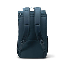Load image into Gallery viewer, Back panel view of the orion blue backpack.
