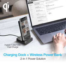 Load image into Gallery viewer, Core 2-in-1 Charging Dock + 10,000mAh Wireless Power Bank