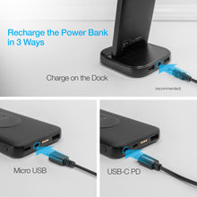 Load image into Gallery viewer, Core 2-in-1 Charging Dock + 10,000mAh Wireless Power Bank