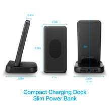 Load image into Gallery viewer, Core 2-in-1 Charging Dock + 10,000mAh Wireless Power Bank