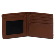 Load image into Gallery viewer, Interior view of the Hank wallet with card, ID, and bill compartments.