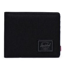 Load image into Gallery viewer, Front view of the Roy wallet in black.