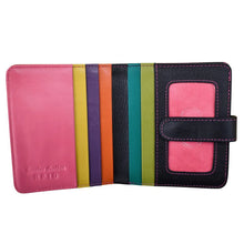Load image into Gallery viewer, Bi-Fold Credit Card Wallet - Black Brights