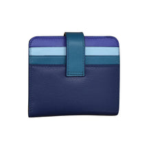 Load image into Gallery viewer, Bi-Fold Credit Card Wallet - Denim Multi