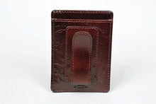 Load image into Gallery viewer, ITALIAN LEATHER MONEY CLIP CARD CASE