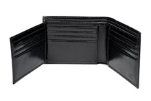 Load image into Gallery viewer, Sierra Italian Leather Billfold w/extra Page - Black