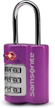 Load image into Gallery viewer, Samsonite 3-Dial Travel Sentry TSA Combination Lock