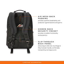 Load image into Gallery viewer, HTA Medium Widemouth Black Backpack