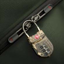 Load image into Gallery viewer, Briggs & Riley HTA Large Cargo Backpack - Hunter
Kissing zippers shown with Briggs & Riley TSA Combination Lock. Sold Separately.
Dimensions: 18.5" x 14" x 8"
Weight: 2.5 lbs.