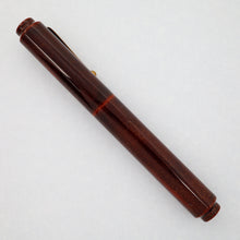 Load image into Gallery viewer, Side view of the fountain pen with the cap on. Set on a white background.