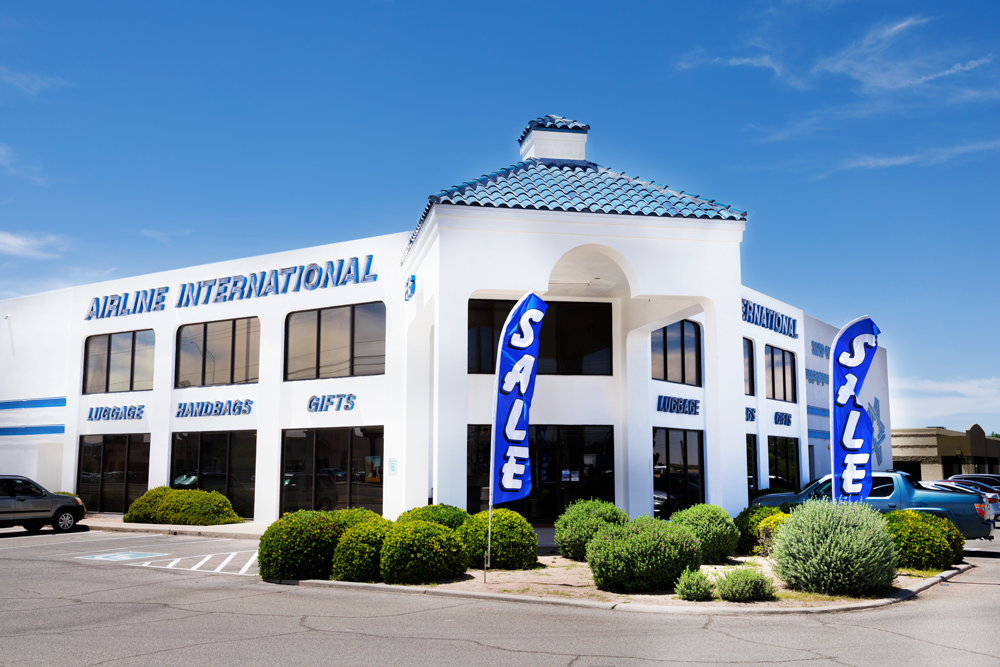 Airline international luggage sales