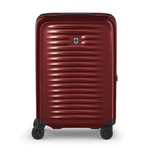 Load image into Gallery viewer, Front panel view of the red suitcase.