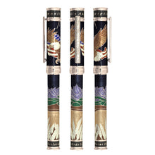 Load image into Gallery viewer, Full view of the rollerball pen America the Beautiful in Onyx