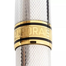 Load image into Gallery viewer, Close up to the cap ring on a white background. An engraving spells out the word "AURORA".