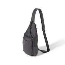 Load image into Gallery viewer, Angled view of the Smoke (gray) bag on a white background.