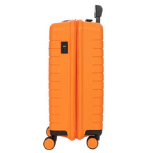 Load image into Gallery viewer, Side view of the suitcase on a white background. The featured USB port is found on this side towards the top-left.