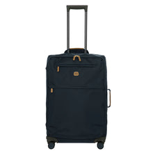 Load image into Gallery viewer, Front view of the suitcase on a white background. The telescopic handle is fully pulled up.