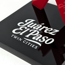 Load image into Gallery viewer, Monumento a la Mexicanidad “La X” Ciudad Juárez Acrylic Miniature Statue