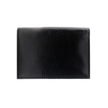 Load image into Gallery viewer, Sierra Italian Leather Gusseted Card Case - Black