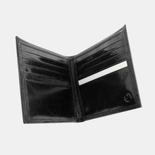 Load image into Gallery viewer, Sierra Italian Leather Hipster Wallet - Black