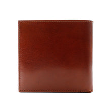Load image into Gallery viewer, Sierra Italian Leather Hipster Wallet - Cognac - Back