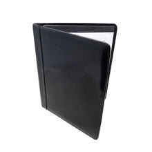 Load image into Gallery viewer, Sierra Italian Leather Letter Pad Folio - Black -