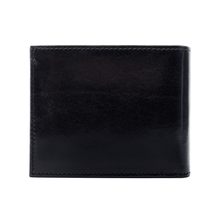 Load image into Gallery viewer, Sierra Italian Leather Billfold w/extra Page - Black