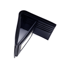 Load image into Gallery viewer, Sierra Italian Leather Billfold w/extra Page - Black