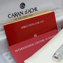 Load image into Gallery viewer, Caran d'Ache Chevron Silver Plated Ecridor  Fountain Pen - Medium Nib