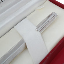 Load image into Gallery viewer, Caran d'Ache Chevron Silver Plated Ecridor  Fountain Pen - Medium Nib