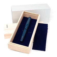 Load image into Gallery viewer, DANITRIO Roiro-Migaki "Octagon" Fountain Pen - Blue