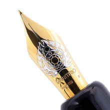 Load image into Gallery viewer, Close up of the purple tamenuri pen nib