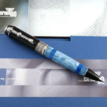 Load image into Gallery viewer, Delta Israel's 60th Anniversary Sterling Silver Rollerball Pen