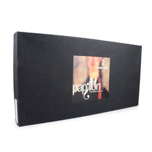Load image into Gallery viewer, Angled front view of the outer card stock box.