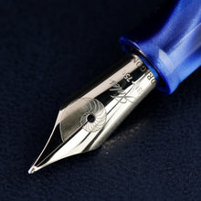 Load image into Gallery viewer, Dragon Jules Verne Solid 18K Gold Squid Limited Edition Fountain Pen w/ Rubies Nib Close Up