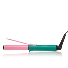 Load image into Gallery viewer, Side view of the plastic watermelon hair curler.