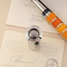 Load image into Gallery viewer, Close-up of the Faber-Castell pen cap on a blurred background