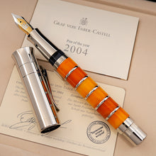 Load image into Gallery viewer, Graf von Faber-Castell pen with a certificate of authenticity on a beige background.