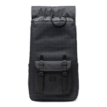 Load image into Gallery viewer, Front panel view of the backpack with the top flap pulled back.