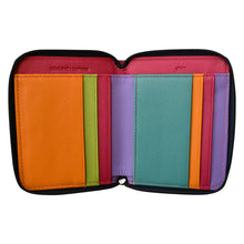 Load image into Gallery viewer, Interior view of the Palm beach wallet.