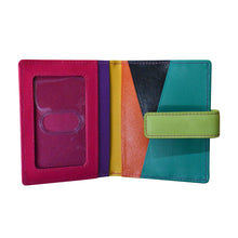 Load image into Gallery viewer, Interior view of the black brite wallet.