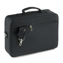 Load image into Gallery viewer, Angled front view of the 3-bottle carrier.