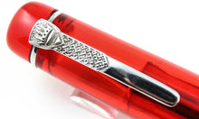 Load image into Gallery viewer, Close up to the cap's clip with engraved decorations and KRONE logo.
