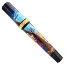 Load image into Gallery viewer, Side view of the fountain pen with the cap on.