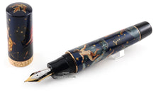 Load image into Gallery viewer, The fountain pen with the cap next to it.