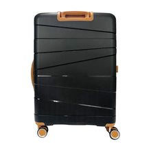 Load image into Gallery viewer, Back view of the 28-inch black suitcase. Set on a white background.