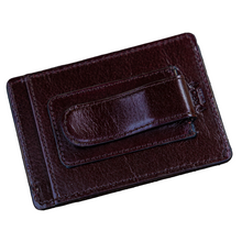 Load image into Gallery viewer, ITALIAN LEATHER MONEY CLIP CARD CASE