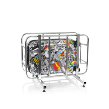 Load image into Gallery viewer, The carry-on suitcase inside the equipment used to measure carry-on sizes at the airport.