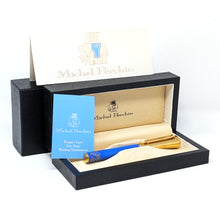 Load image into Gallery viewer, Michel Perchin Diamond South Beach Blue Vermeil LE Fountain Pen