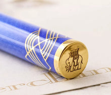 Load image into Gallery viewer, Michel Perchin Diamond South Beach Blue Vermeil LE Fountain Pen